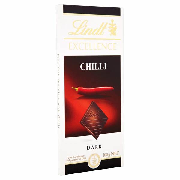 Lindt Excellence Dark Chilli Imported